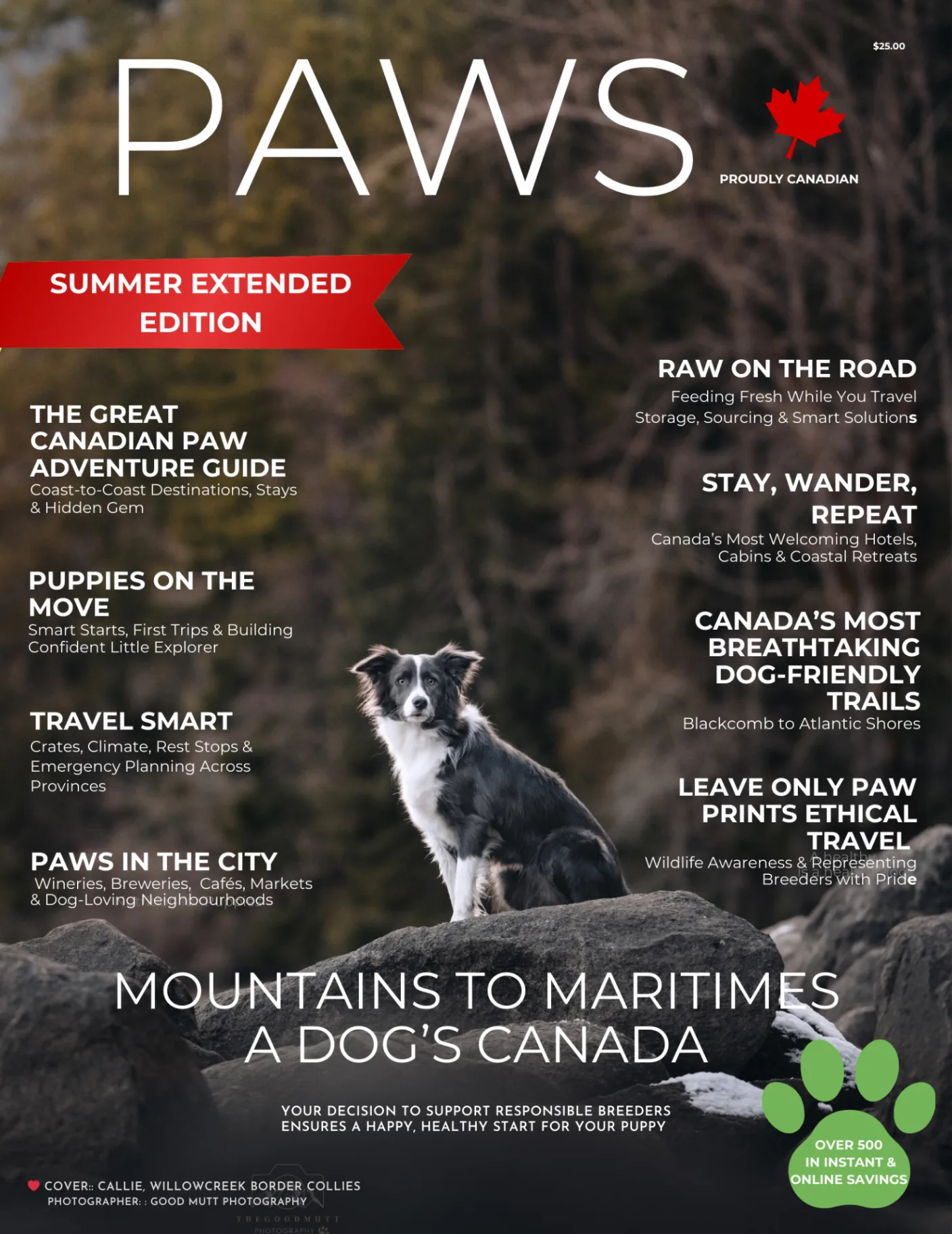 PAWS Magazine — Mountains to Maritimes, Summer Extended Edition
